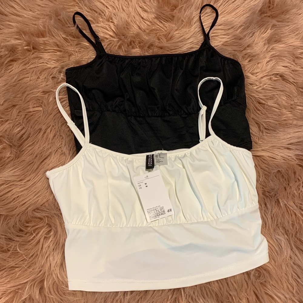 2 H&M Cropped Tank Tops - Picture 2 of 5